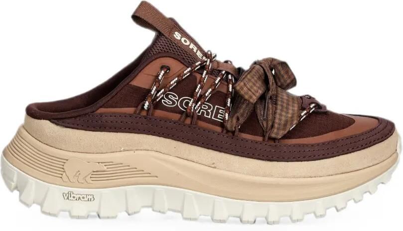 SOREL Sneakers met strikdetail en logoprint Bruin