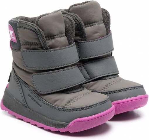 SOREL Whitney II snowboots met klittenband Grijs