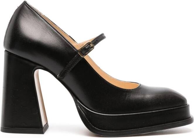 Souliers Martinez Casilda leren pumps Zwart