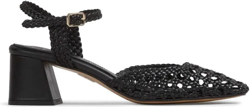 Souliers Martinez Leren pumps Zwart