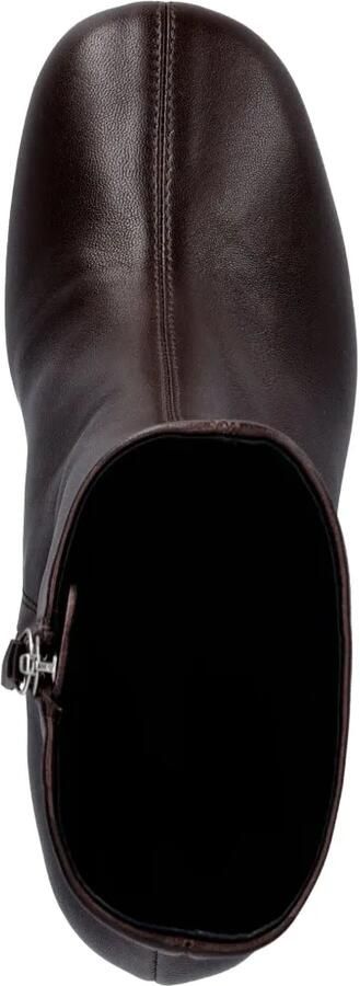 Souliers Martinez Talin leren enkellaarzen met naaddetail Bruin - Foto 4