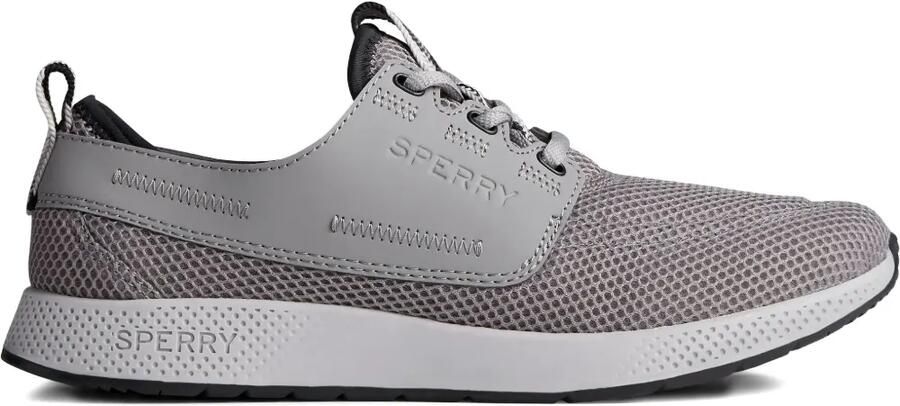 Sperry 7 Seas mesh sneakers met drie ringlets Grijs