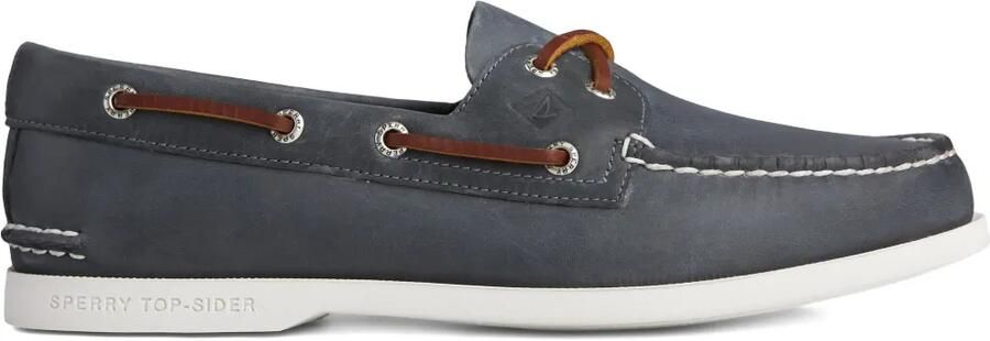 Sperry A O 2 Eye Plushwave "Blue" bootschoenen Grijs