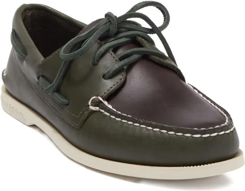 Sperry A O 3 Eye "Green" bootschoenen Groen - Foto 2