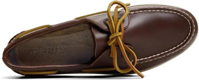 Sperry Authentic Original 2-Eye leren bootschoenen Bruin - Foto 4
