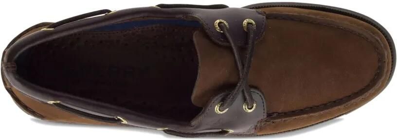 Sperry Authentic Original leren bootschoenen Bruin - Foto 2