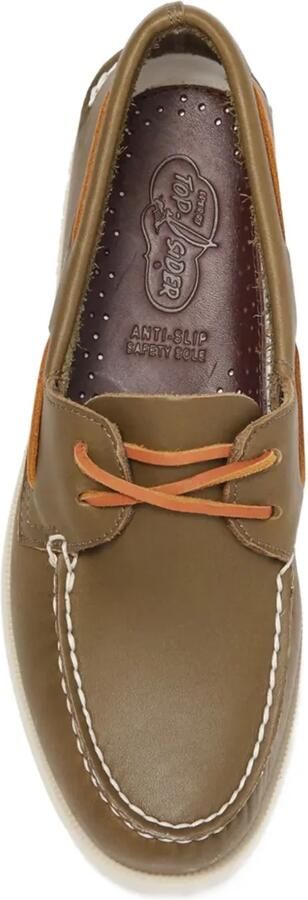 Sperry Leren bootschoenen Groen - Foto 2