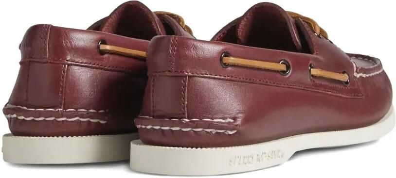 Sperry Leren bootschoenen Rood - Foto 4