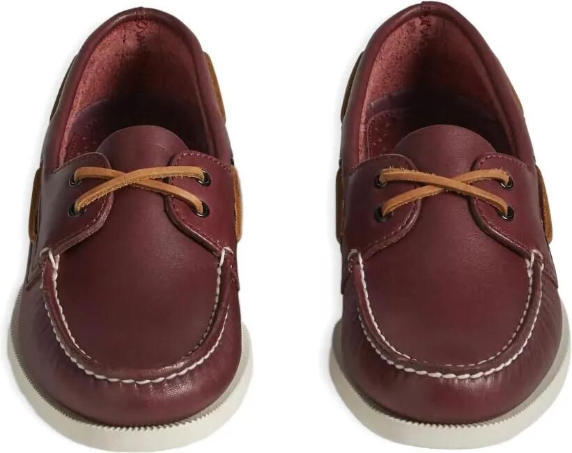 Sperry Leren bootschoenen Rood - Foto 2