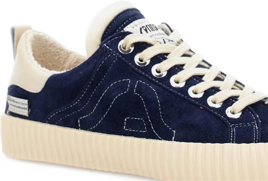 Springa Suède sneakers met borduurwerk Blauw - Foto 2