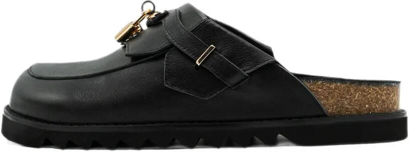 Bravest Studios Bag slippers met hangslotdetail Zwart