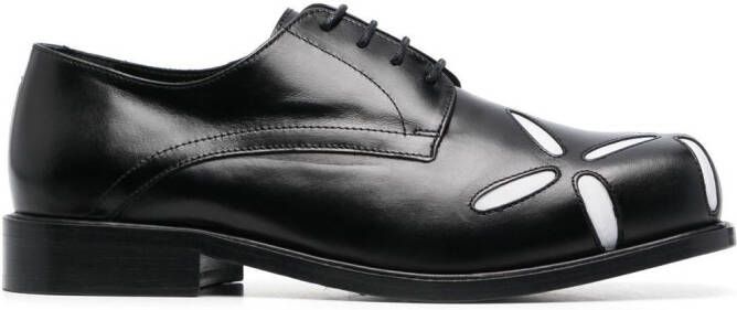 Stefan Cooke Gescheurde vierkante neus Zwart