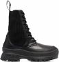 Stella McCartney Combat boots met veters Zwart - Thumbnail 1