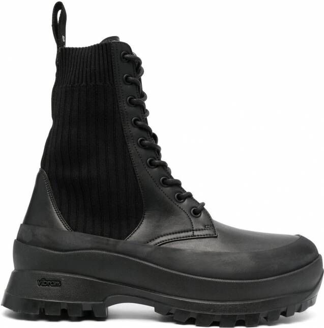 Stella McCartney Combat boots met veters Zwart