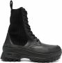 Stella McCartney Combat boots met veters Zwart - Thumbnail 1