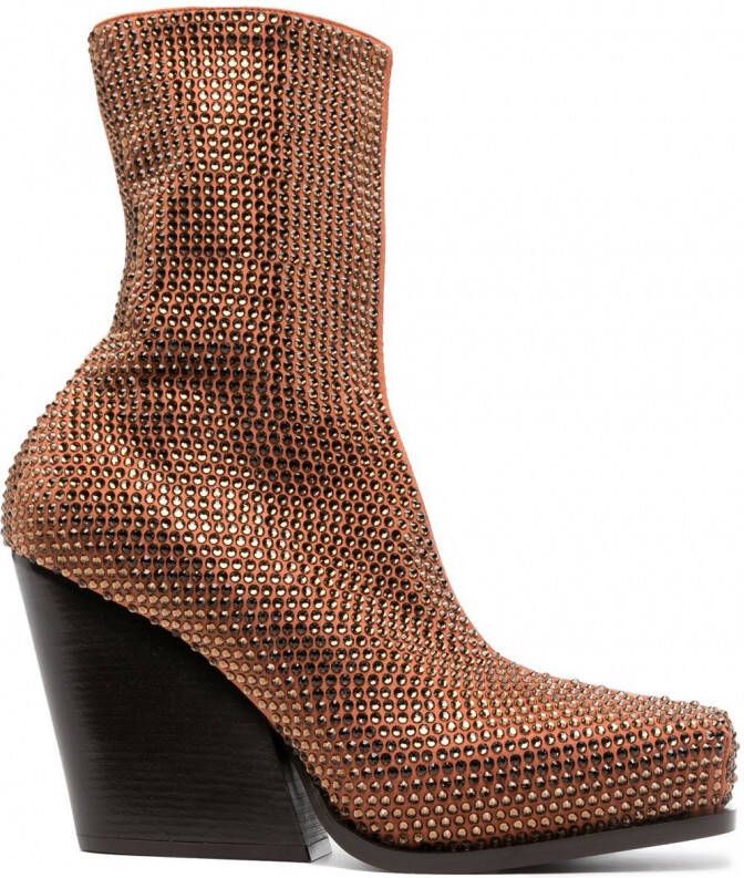 Stella McCartney Cowboy enkellaarzen Oranje