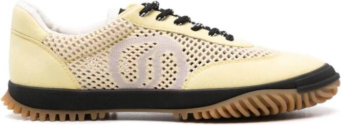 Stella McCartney Elsa gebreide sneakers Geel