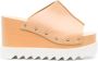 Stella McCartney Elyse sandalen met studs Beige - Thumbnail 1