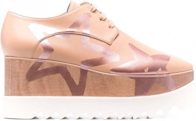 Stella McCartney Elyse schoenen met plateauzool Roze
