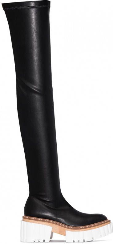 Stella McCartney 75 mm Emilie overknee laarzen Zwart