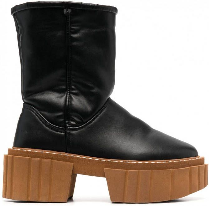 Stella McCartney Emilie laarzen met plateauzool Zwart