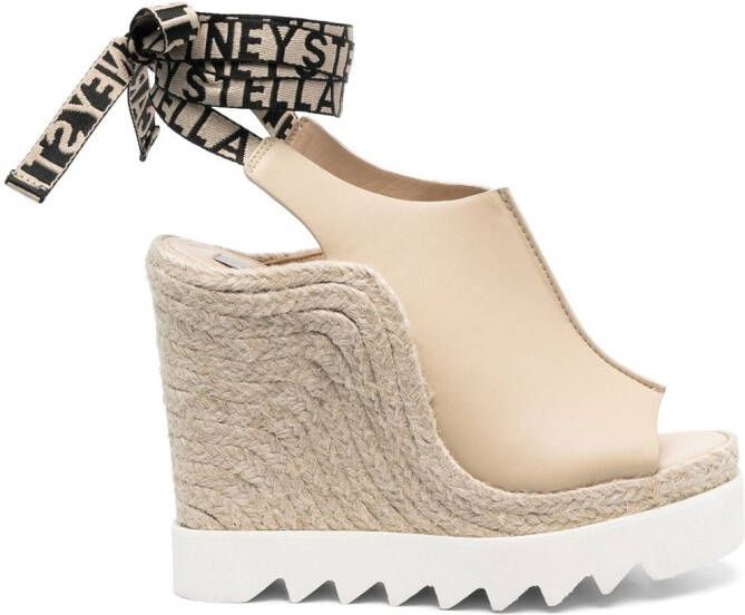 Stella McCartney Espadrille sandalen Beige