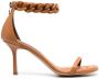 Stella McCartney Falabella sandalen met ketting Bruin - Thumbnail 1