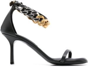 Stella McCartney Falabella sandalen met ketting Zwart