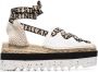 Stella McCartney Gaia espadrilles met veters Wit - Thumbnail 1