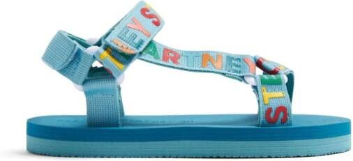 Stella McCartney Kids Sandalen met klittenband Blauw