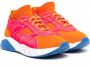 Stella McCartney Kids Sneakers met colourblocking Oranje - Thumbnail 1