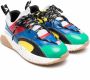 Stella McCartney Kids Sneakers met vlakken Blauw - Thumbnail 1