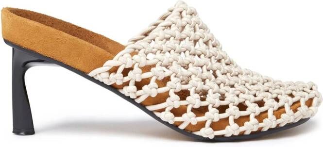 Stella McCartney Muiltjes van imitatieleer Beige