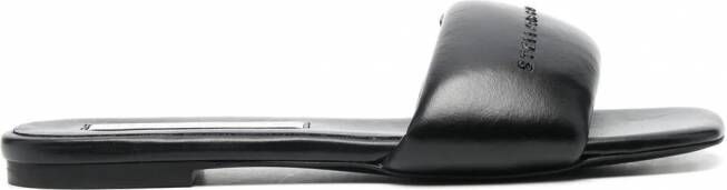 Stella McCartney Gewatteerde sandalen Zwart