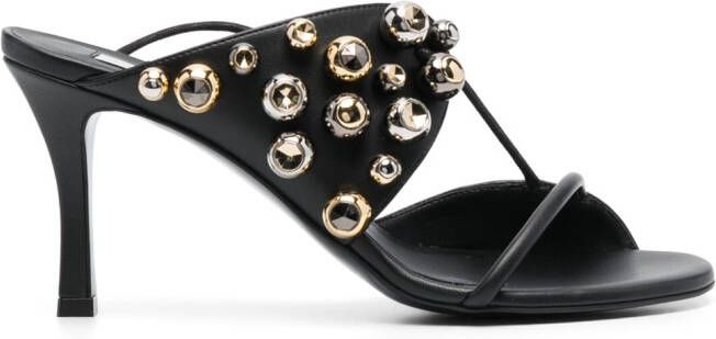 Stella McCartney Sandalen verfraaid met kralen Zwart