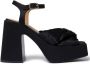 Stella McCartney Skyle satijnen sandalen Zwart - Thumbnail 1