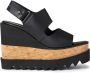 Stella McCartney Sneak-Elyse sandalen met plateauzool Zwart - Thumbnail 1