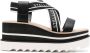 Stella McCartney Sneakelyse sandalen met plateauzool Zwart - Thumbnail 1