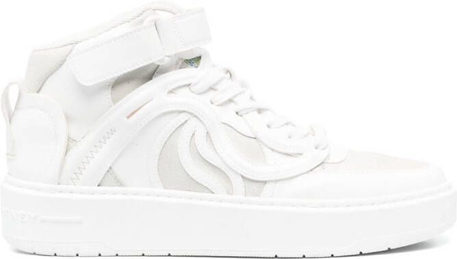 Stella McCartney Sneakers met logopatch Wit