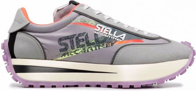 Stella McCartney Sneakers met logoprint Grijs