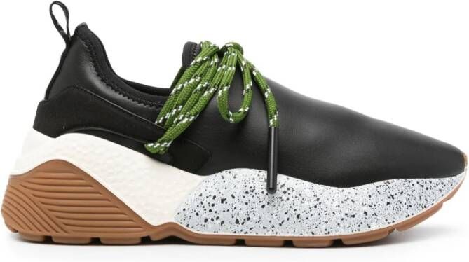 Stella McCartney Sneakers van imitatieleer met vlakken Zwart