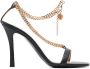 Stella McCartney Stella metallic sandalen Zwart - Thumbnail 1