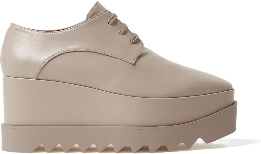 Stella McCartney Elyse derby schoenen met plateauzool Beige
