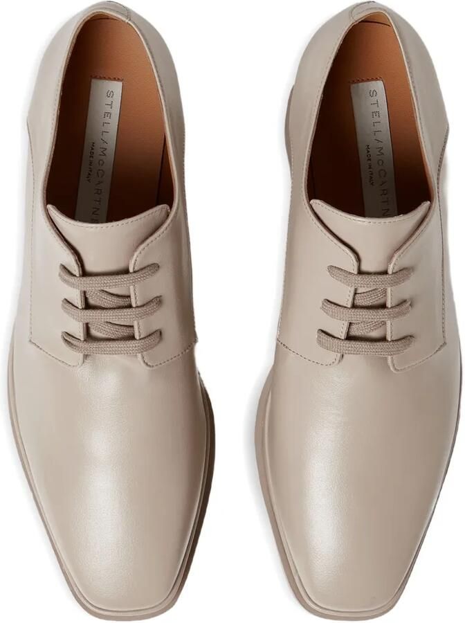 Stella McCartney Elyse derby schoenen met plateauzool Beige - Foto 4