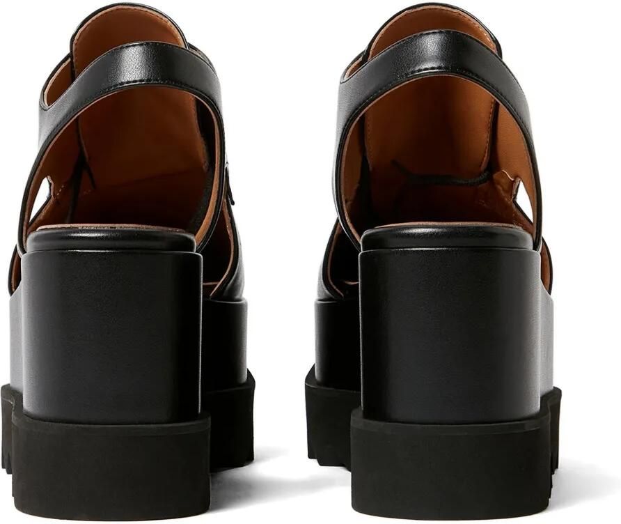 Stella McCartney Elyse derby schoenen met sleehak Zwart - Foto 2