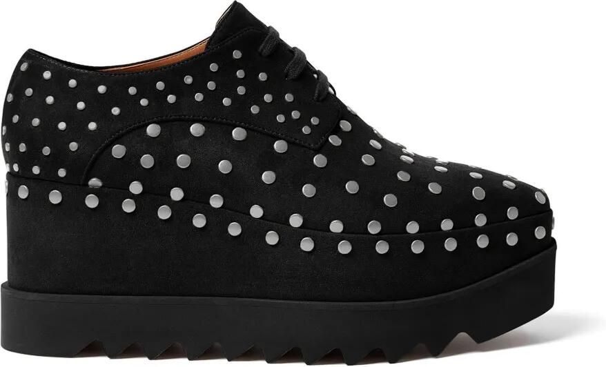 Stella McCartney Elyse derby schoenen met studs Zwart