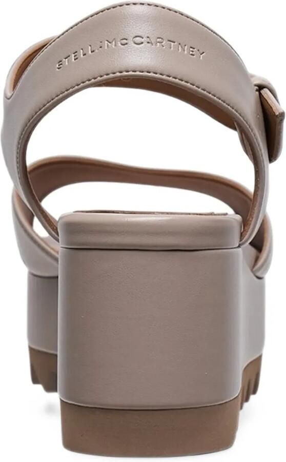Stella McCartney Elyse flatform sandals Beige - Foto 2