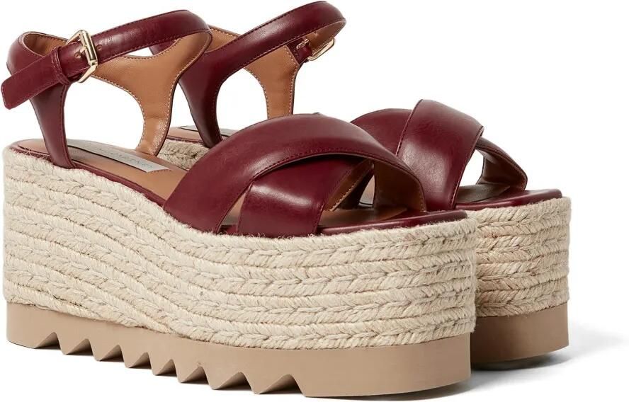 Stella McCartney Elyse sandalen met gekruiste bandjes Bruin - Foto 5