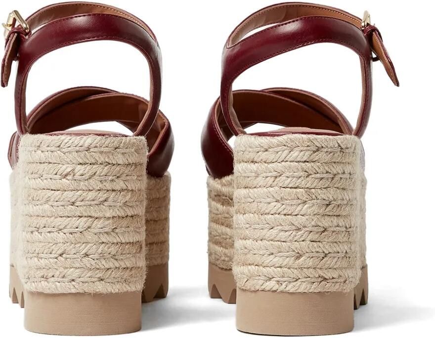 Stella McCartney Elyse sandalen met gekruiste bandjes Bruin - Foto 4