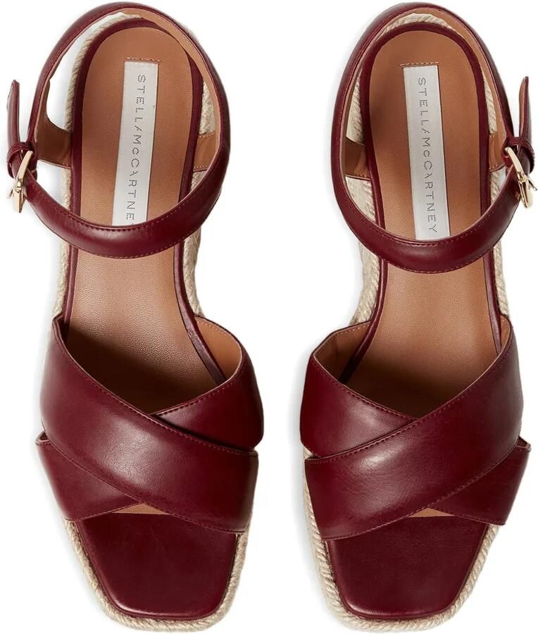 Stella McCartney Elyse sandalen met gekruiste bandjes Bruin - Foto 3